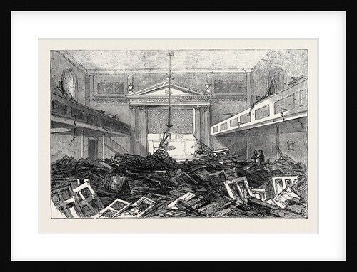 The Riot at Stockport: Interior of the Roman Catholic Chapel at Edgeley, 1852 by Anonymous