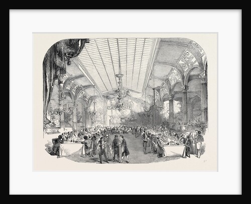 Farewell Banquet of the Deputies of the Legislative Body, in the Casino Paganini at Paris, 1852 by Anonymous