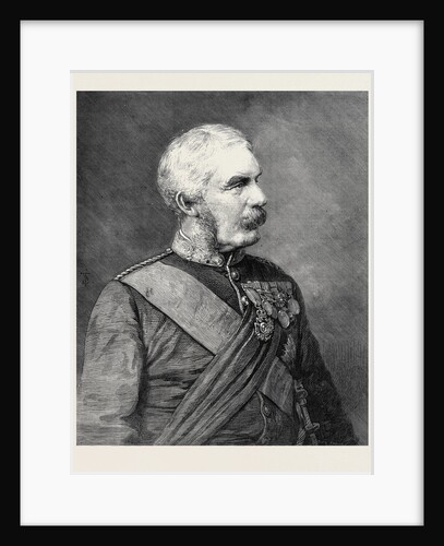 General Sir Frederick Paul Haines G.C.B. C.I.S. Commander-in-Chief of the Army in India 1879 by Anonymous
