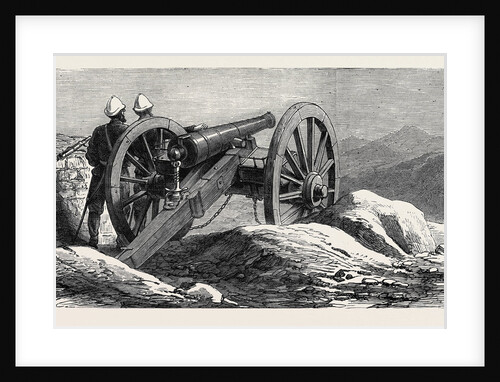 The Afghan War: One of the Guns of Fort Ali Musjid 1879 by Anonymous