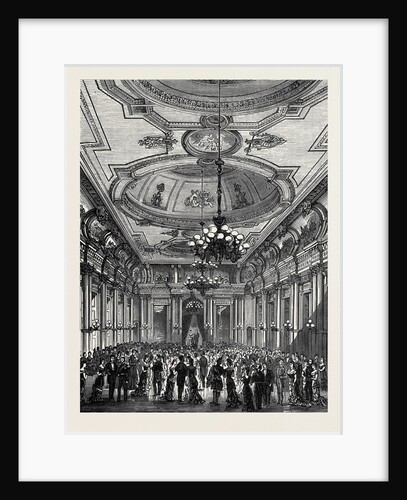 The Marquis of Lorne and Princess Louise at Montreal: Ball Given by the St. Andrew's Society 1879 by Anonymous