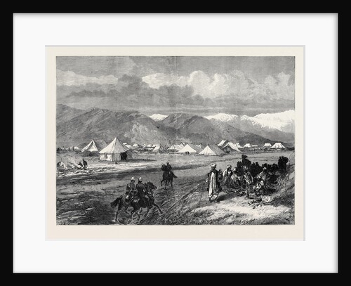 The Afghan War: Advanced Camp at Basawul on the Cabul River 1879 by Anonymous