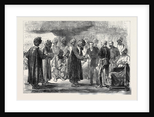 The War in Afghanistan: Durbar at Jellalabad on January 1 1879 by Anonymous