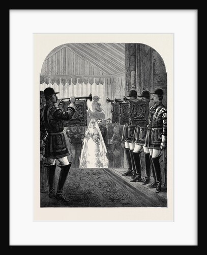 Marriage of H.R.H. The Duke of Connaught at Windsor: State Trumpeters Announcing the Approach of the Bride 1879 by Anonymous