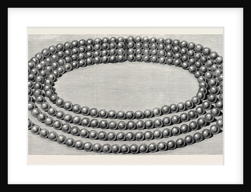 Pearl Necklace Given to the Bride by the Emperor of Germany 1879 by Anonymous