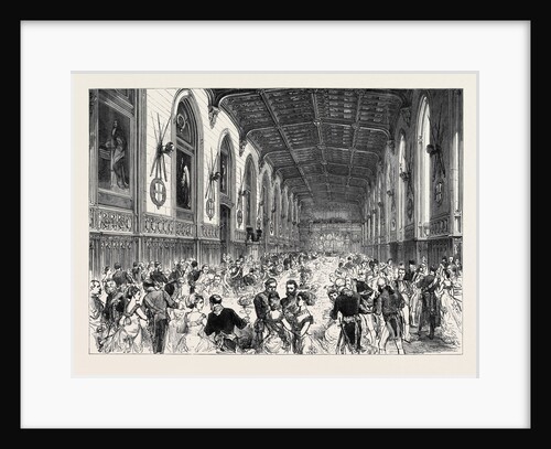 Marriage of H.R.H. The Duke of Connaught: Déjeûner in St. George's Hall Windsor Castle 1879 by Anonymous