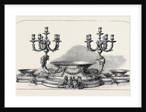 Marriage of the Duke of Connaught: Centre Table Ornament Presented by the Members of Her Majesty's Household 1879 by Anonymous