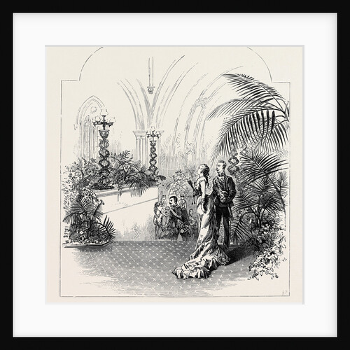 Marriage of the Duke of Connaught: Grand Staircase Leading to St. George's Hall 1879 by Anonymous