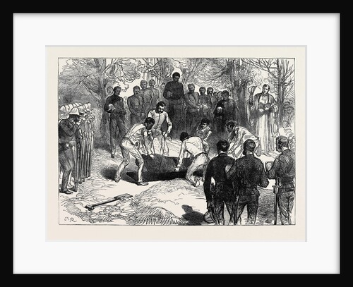 The Afghan Expedition: A Soldier's Funeral at Jellalabad 1879 by Anonymous