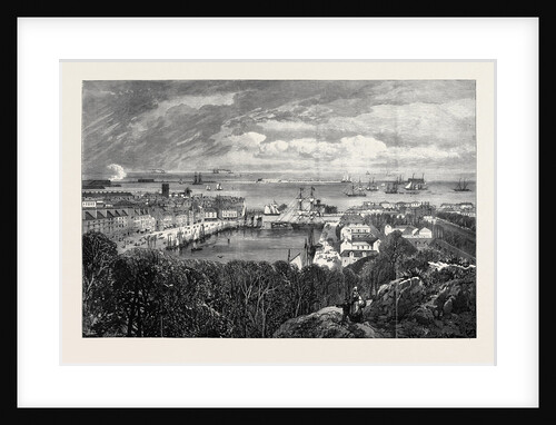 Her Majesty's Journey to Italy: Cherbourg Where the Queen Landed on Wednesday Morning 1879 by Anonymous