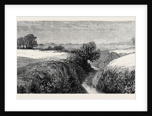 In the Meath Hunting Country: Lough of the Bay a Well-Known Jump Near Reilly's of the Ward Ireland 1879 by Anonymous