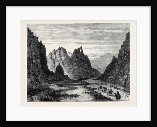 The Afghan War: A View in the Bolan Pass 1879 by Anonymous