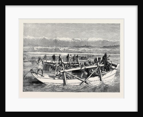 The War in Afghanistan: Bridging the Cabul River Jellalabad 1879 by Anonymous