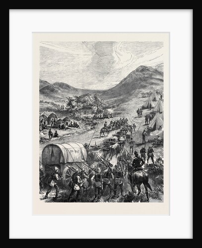 The Zulu War: Camp of the 80th Regiment on the Zulu Border 1879 by Anonymous
