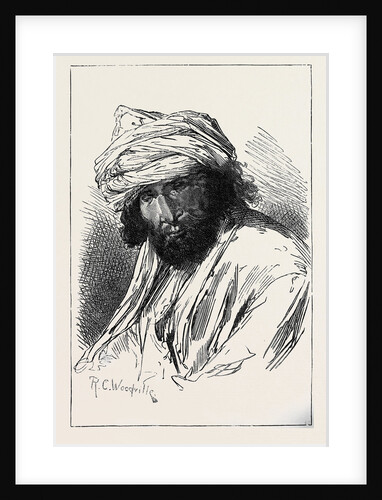 The War in Afghanistan: Men of Different Afghan Tribes: Jehandad (Lohanir) from Ghuzni 1879 by Anonymous