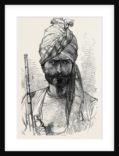 The War in Afghanistan: Men of Different Afghan Tribes: Khan Baz a Kumbhur Khel Afreedi 1879 by Anonymous