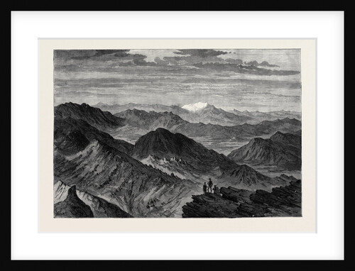 The Afghan War: The Safed Koh Range from the Khoord Khyber 1879 by Anonymous