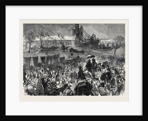 The Miners' Strike in Durham: Great Mass Meeting at Twizell in the County of Durham 1879 by Anonymous