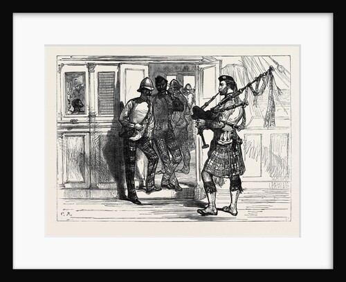 En Route to the Zulu War: The Mess-Piper of the 91st on Board the Pretoria 1879 by Anonymous