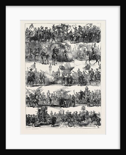 Procession at the Celebration Op the Silver Wedding of the Emperor and Empress of Austria at Vienna 1879 by Anonymous