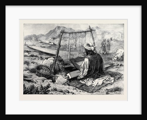 Afghanistan: A Weaver at Jellalabad 1879 by Anonymous
