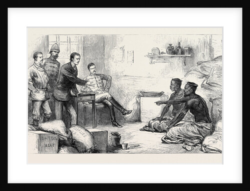 The Zulu War: Interrogating Cetewayo's Messengers at Dalmain's Farm (Fort Cherry) 1879 by Anonymous