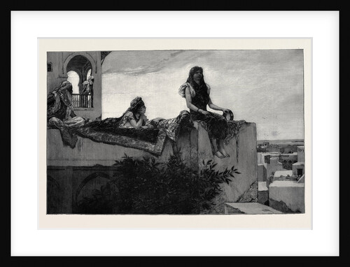 An Evening Lounge: Ladies in Morocco from the Picture by Benjamin Constant in the Paris Salon 1879 by Anonymous