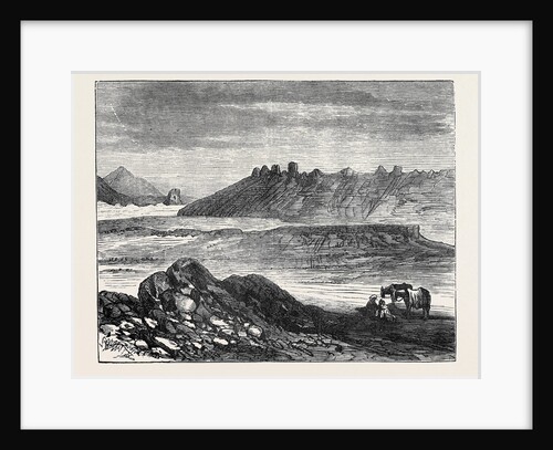 Afghan Sketches: Group of Ancient Buddhist Topes at Hada 1879 by Anonymous
