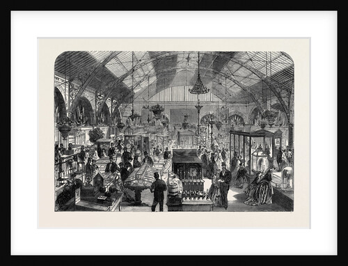 Industrial Exhibition in the New Market Hall at Coventry UK 1867 by Anonymous