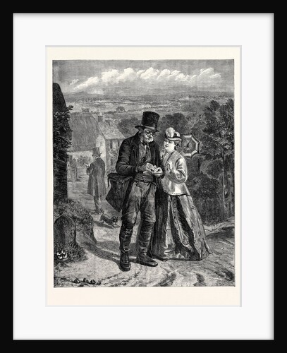 The Village Postman 'Nothing I'm Afraid This Morning Miss', in the Suffolk Street Exhibition UK 1867 by Anonymous