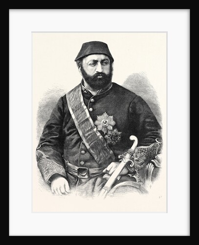Abdul Aziz Khan Sultan of Turkey 1867 by Anonymous
