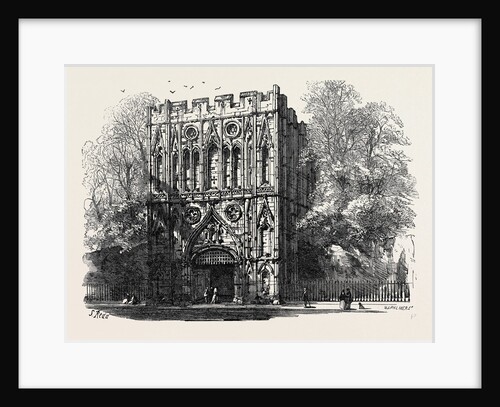 Bury St. Edmunds: The Abbey Gate 1867 by Anonymous