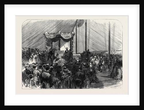 The Duchess of Sutherland Laying the Foundation Stone of the Alexandra Orphanage at Hornsey Rise 1867 by Anonymous