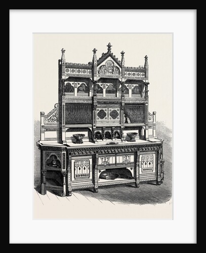 The Paris International Exhibition: Sideboard Exhibited by Messrs. Holland France 1867 by Anonymous