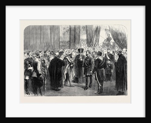 Reception of the Sultan at Guildhall London UK 1867 by Anonymous