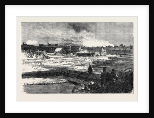 The Naval Review: Gun Boat Attack on Southsea Castle 1867 by Anonymous