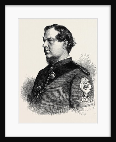 Sergeant Lane 1st Gloucester Rifle Volunteers Winner of the Queen's Prize and Gold Medal at Wimbledon UK 1867 by Anonymous