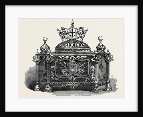 Casket in which the Address of the City Was Presented to the Sultan of Turkey at Guildhall UK 1867 by Anonymous