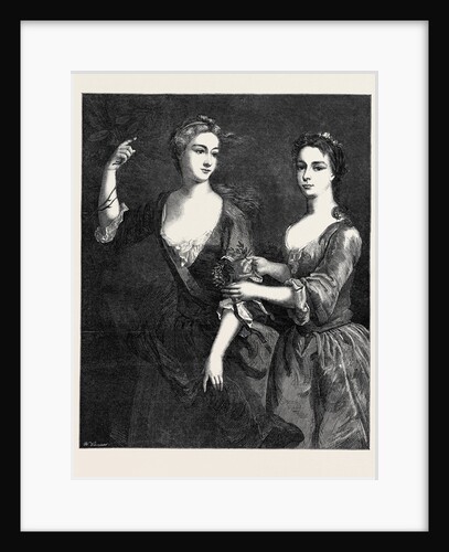 The Misses Blount, in the National Portrait Exhibition South Kensington London UK 1867 by Anonymous