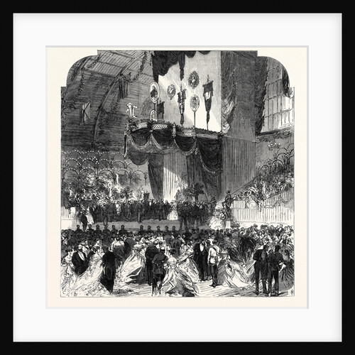 National Volunteer Ball at the Agricultural Hall: The Grand Dais 1867 by Anonymous