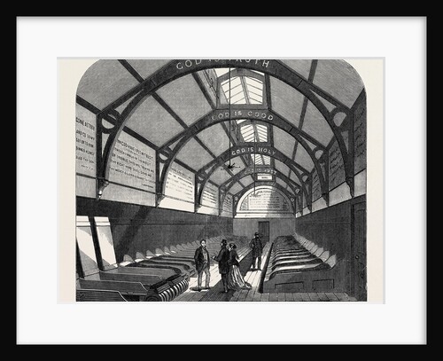 New Ward for the Casual Poor at Marylebone Workhouse London UK 1867 by Anonymous