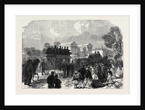 Funeral of Sergeant Brett the Police Officer Killed by the Fenians at Manchester UK 1867 by Anonymous