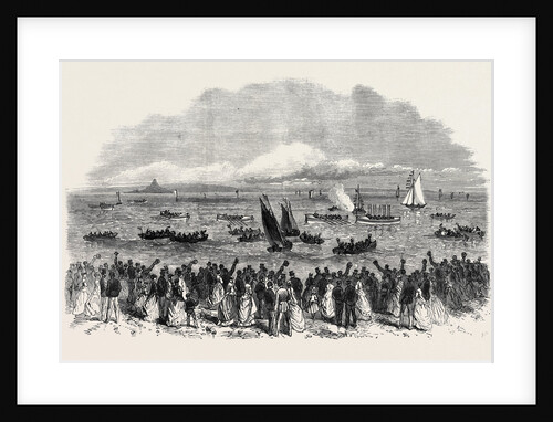 Race of Six Lifeboats at Penzance UK 1867 by Anonymous
