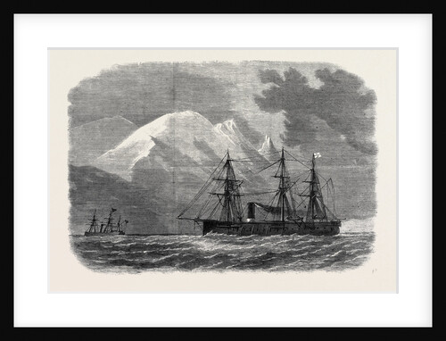 H.M.S. Zealous in the Straits of Magellan 1867 by Anonymous