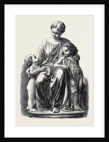 The Paris International Exhibition: Group in Marble La Mere, France 1867 by Anonymous