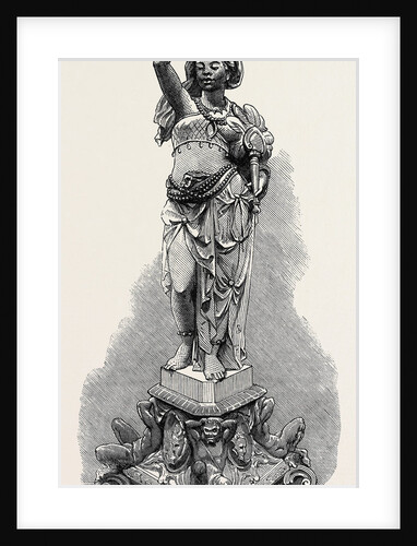The Paris International Exhibition: Majolica Figure of a Negress, France 1867 by Anonymous