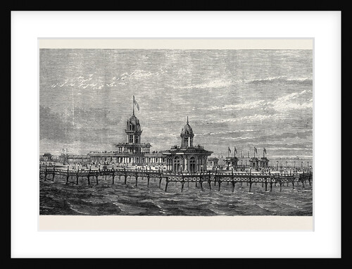 The New Pier at New Brighton Cheshire UK 1867 by Anonymous