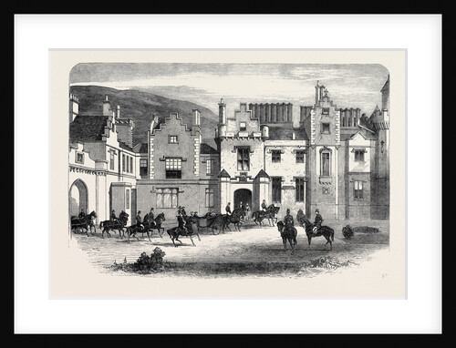 The Queen's Visit to the Scottish Border: Her Majesty at Abbotsford UK 1867 by Anonymous