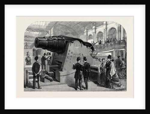 The Paris International Exhibition: Krupp's Great Gun Presented to the King of Prussia by the Manufacturer M. Krupp of Essen 1867 by Anonymous