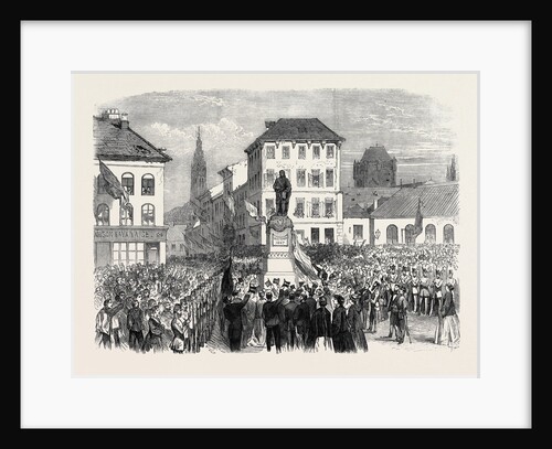 Inauguration of the Statue of Teniers at Antwerp Belgium 1867 by Anonymous